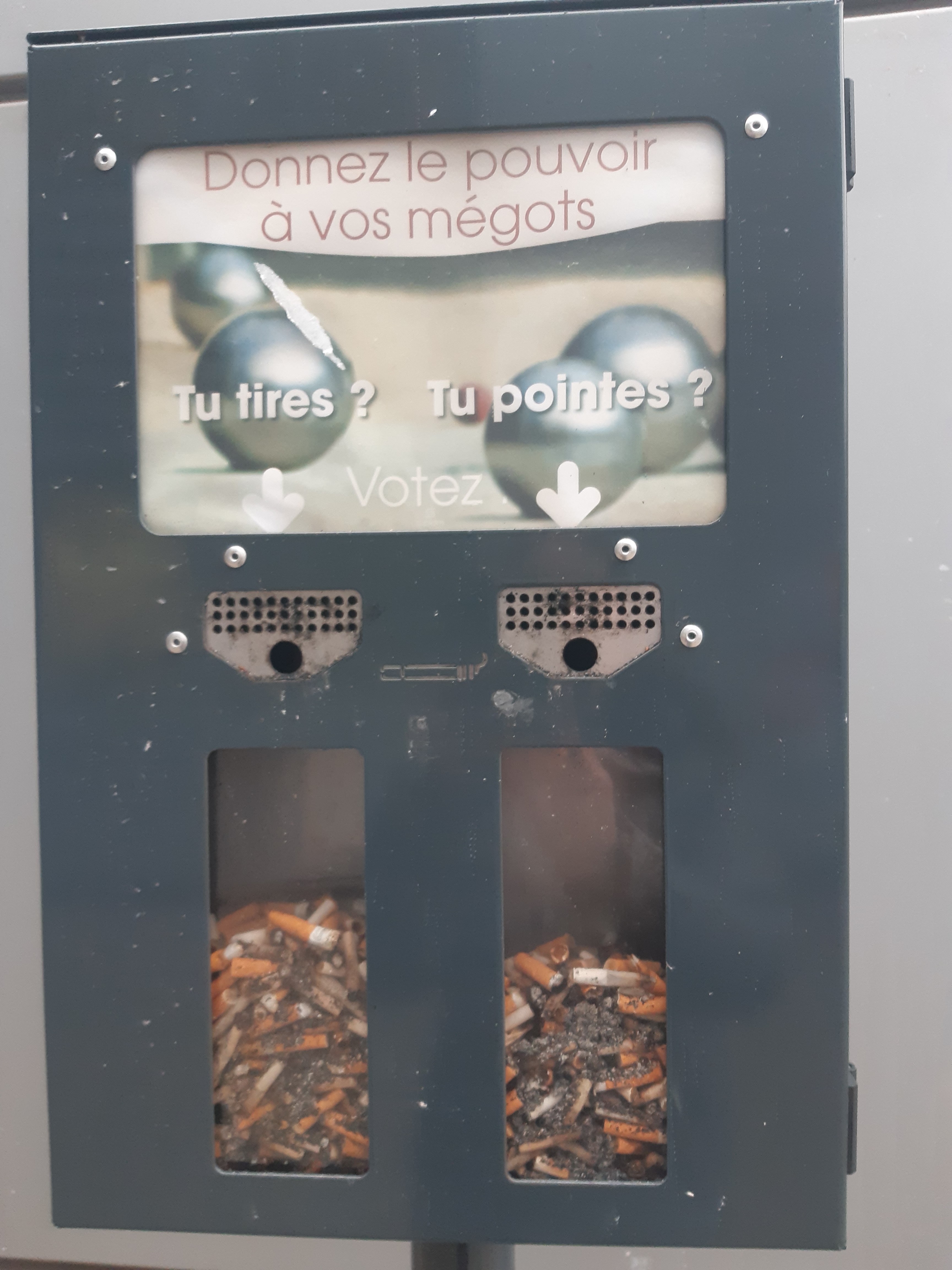 Tu tires ou tu pointes